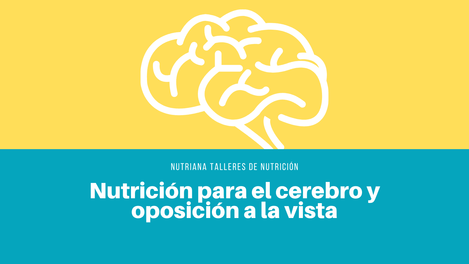 Lee más sobre el artículo Nutrición para el cerebro y oposición a la vista.
